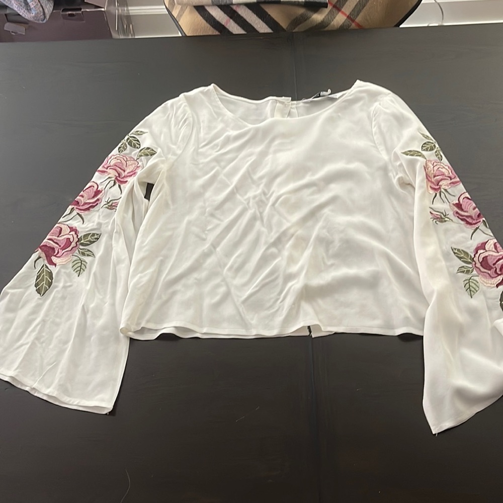 Cupcakes and Cashmere Embroidered top